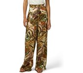Oltre Más Allá-pantalón Palazzo de Raso Estampado
