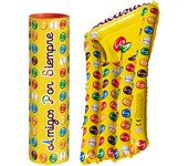 Lacasitos Megatubo 1,5 KG-Amigos por siempre + COLCHONETA LACASITOS