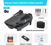 KBDFA NEW E58 Mini Drone WiFi FPV Altitude Hold Foldable Quadcopter with Battery 1080P 4K HD Camera RC Helicopter Toys Dron Gift