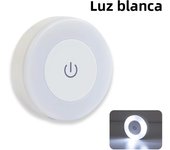 6CM Rechargeable Led Night Light with Touch Switch Wireless Wall Lamp Reading Book Light 3-Colors Dimmable for Bedroom Cabinet