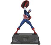 Estatua resina Capitan America Marvel 30cmFigura  Coleccionable - Idea de Regalo- Mercancia Oficial - Juguetes para Niños y Adultos - Movies Fans - Muñeco para Coleccionistas y Exposición