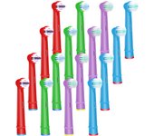 8/12/16pc Replacement Kids Children Tooth Brush Heads For Oral B EB-10A Pro-Health Stages Electric Toothbrush Oral Care, 3D Exce