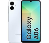 Samsung Galaxy A06 Smartphone 4G – 6.7" HD+ 90Hz, 4GB RAM, 64/128GB ROM, Dual SIM, Cámara 50MP, Batería 5000mAh, Carga Rápida 25W, Android 14, Helio G85, Móvil Libre con Pantalla Grande y Rendimiento Fluido