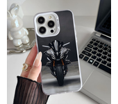 Epc Motorcycle Y-YAMAHAS Phone Case IMD Phone Case For IPhone 16 15 14 13 12 11 Pro Max Plus Color Silver Cover
