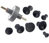 Válvula de lapeado accesorio pro herramienta de reparación de automóviles + 8 Placas de succión válvula Eléctrica herramienta de Molienda Si