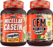 Pack Lacasitos - Proteína de suero sin lactosa en polvo 1 kg+ Lacasitos - Aislado de proteína de suero 1 kg