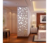12pcs 3D Mirror Removable Wall Sticker for Living Room Bedroom TV Background Mirror Mural Wall Decal Modern Art DIY Home Decor