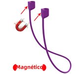 Magnetic Anti-Lost Silicone Earphone Rope Holder Cable For AirPods 3 Pro 1 2 Wireless Bluetooth Headphone Neck Strap Cord String