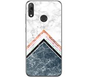 Tumundosmartphone Funda Gel Tpu para Huawei Y7 2019 diseño Mármol 05 Dibujos
