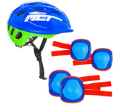 Casco mas protecciones rojo 2 a 10 años (Molto 24304)