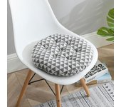 Cojines para sillas Juego de 6 cojines para sillas, Cojín decorativo Cojín para silla Cojines de jardín, Cojín redondo grueso-40 cm de diámetro