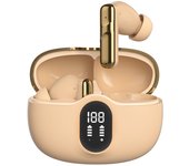 Auriculares inalámbricos Bluetooth 5.3 Auriculares estéreo de graves con micrófono con cancelación de ruido Pantalla LED Auriculares intrauditivos IP7 a prueba de agua Tiempo de reproducción extra largo para computadoras portátiles, tabletas, teléfonos, d