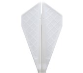 Plumas Cosmo Darts Flights Flight Pro V-1 White  Dardos,Plumas,Plumas Cosmo Darts (Fit Flight),V Series Cosmo Darts