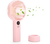 Mini Ventilador Portátil USB - Ventilador de Mano 5-Velocidades Recargable