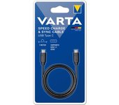 Cable Cargador Varta USB Tipo C 4008496930753 38783 - Carga Rápida