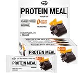 Barritas Protein Meal Sabor Chocolate Negro con Naranja 12x35g PWD