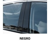 Glossy Black Carbon Fiber Window Door Deal B C Pillar Post Cover Sticker For Mazda 2 Demio DE DH 2007-2013 2008 2009 2010 2011