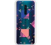 Funda compatible con Oppo Reno 2 - Geometric bluerose