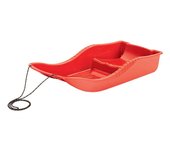 Prosperplast Trineo SNOW en Forma de Barca con Asiento y Cuerda para Disfrutar de la Nieve