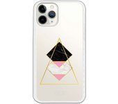 Funda compatible con iPhone 11 Pro - Rombos Triangulo Marmol