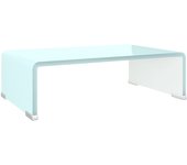vidaXL Mueble TV/Elevador de monitor cristal verde, Mueble de Salon, Mueble TV, Mueble TV salon, Mesa de TV, Mueble tele