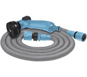 Set de riego BASIC con manguera expandible de 7,5 metros.