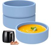 3Pcs Air Fryer Egg Mold Silicone Egg Poacher Cups Nonstick Egg Boiler Mould Cup Microwave Cooker Egg Bite Maker for Oven Kitchen