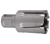Broca hueca con dientes metal duro vástago weldon para vías de tren (ø 22 mm)