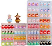 1pc 4 Layer 8-grid Jewelry Sorting Box Acrylic Display Rack Transparent Handmade Anime Car Model Blind Box Storage Box