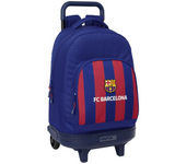 MOCHILA GRANDE CON RUEDAS COMPACT EXTRAIBLE F.C.BARCELONA 33X45X22 CM (Safta 612429918)