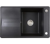 FREGADERO SINTÉTICO ESTELA 50 B-TQ 1B 1D REV 2O AUTO WST ONYX NEGRO