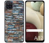 Tumundosmartphone Funda Gel Tpu para Samsung Galaxy A12 / M12 diseño Ladrillo 05 Dibujos