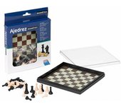 AJEDREZ MAGNÉTICO DE FALOMIR - Tablero 16x16cm - Fichas Adecuadas para Cuadrícula