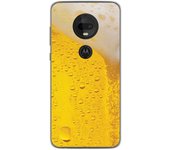 Tumundosmartphone Funda Gel Tpu para Motorola Moto G7 / G7 Plus diseño Cerveza Dibujos