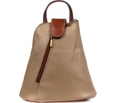 .. Carlotta Bolso mochila Mujer.Piel Auténtica Sauvage. Hecho en Italia. Cuero italiano genuino.