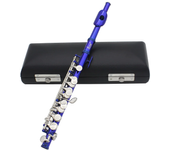 SLADE Piccolo 16 Holes C Key Multicolor Silver Key Piccolo White Copper Blow Pipe Woodwind Instrument  with Accessories