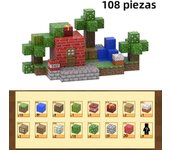 My World DIY Magnetic Building Blocks Montessori Children Designer Constructor Toys 3D Pixel Bricks Set Christmas Gifts For Kids