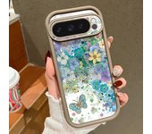Flowers Pattern Shockproof Soft Case For Google Pixel 8A 8 Pro 9 Pro XL TPU Silicone Phone Protector Cover For Pixel 9 8 Pro