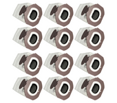 12 Pack Vacuum Cleaner Bags for Vorwerk Kobold VK7 FP7 Vacuum Cleaner Bags Filter Bag Replacement