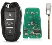 jinyuqin NEW Smart Keyless Go Remote Key 433Mhz For Peugeot 308 408 508 5008 Citroen C4 C4L DS4 DS5 4A ID46 434MHz Keyless