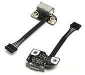 CONECTOR DC JACK CON CABLE PARA PORTÁTIL APPLE MACBOOK PRO A1297