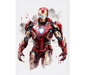 Miniso Marvel Superhero Spider Man Iron Man Hulk Captain America Thor Canvas Poster Avengers Art Museum And Room Wall Decoration
