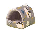 Cama de Pajita de Algodón Cálido para Invernal Mini Jaula para Conejo, Ardilla, Hamster