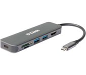 D-Link Dub-2327 6 puertos USB-C