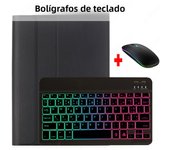 Backlit Keyboard Case for Samsung Galaxy Tab A8 10.5 A7 10.4 S9 11.0 S8 S7 11 S6 Lite AZERT Portuguese Hebrew Arabic Keyboard
