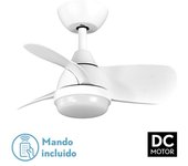 Ventilador DC 24W PIRDO Blanco 3 ASPAS 60D 2400LM
