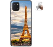 Tumundosmartphone Funda Gel Tpu para Samsung Galaxy Note 10 Lite diseño Paris Dibujos