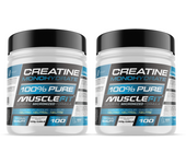 Musclefit - Pack 2 X Creatina Monohidrato Micronizada 300g  + Regalo - Aumenta el Rendimiento Muscular