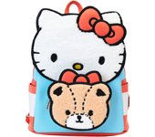 Loungefly Hello Kitty - mochila Hello Kitty e Urso 26cm