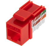 Keystone RJ45 hembra TB110 Cat. 6A UTP pack de 6 unidades - BeMatik